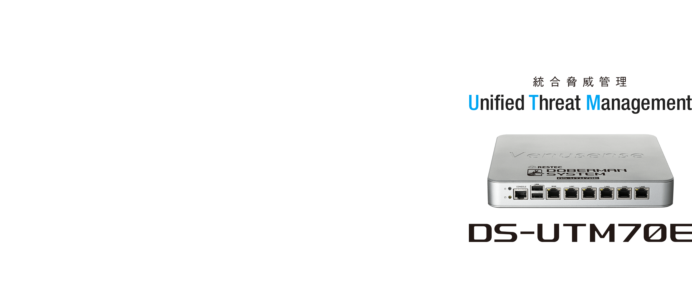 総合脅威管理 [Unified Threat Management] DS-UTM70E